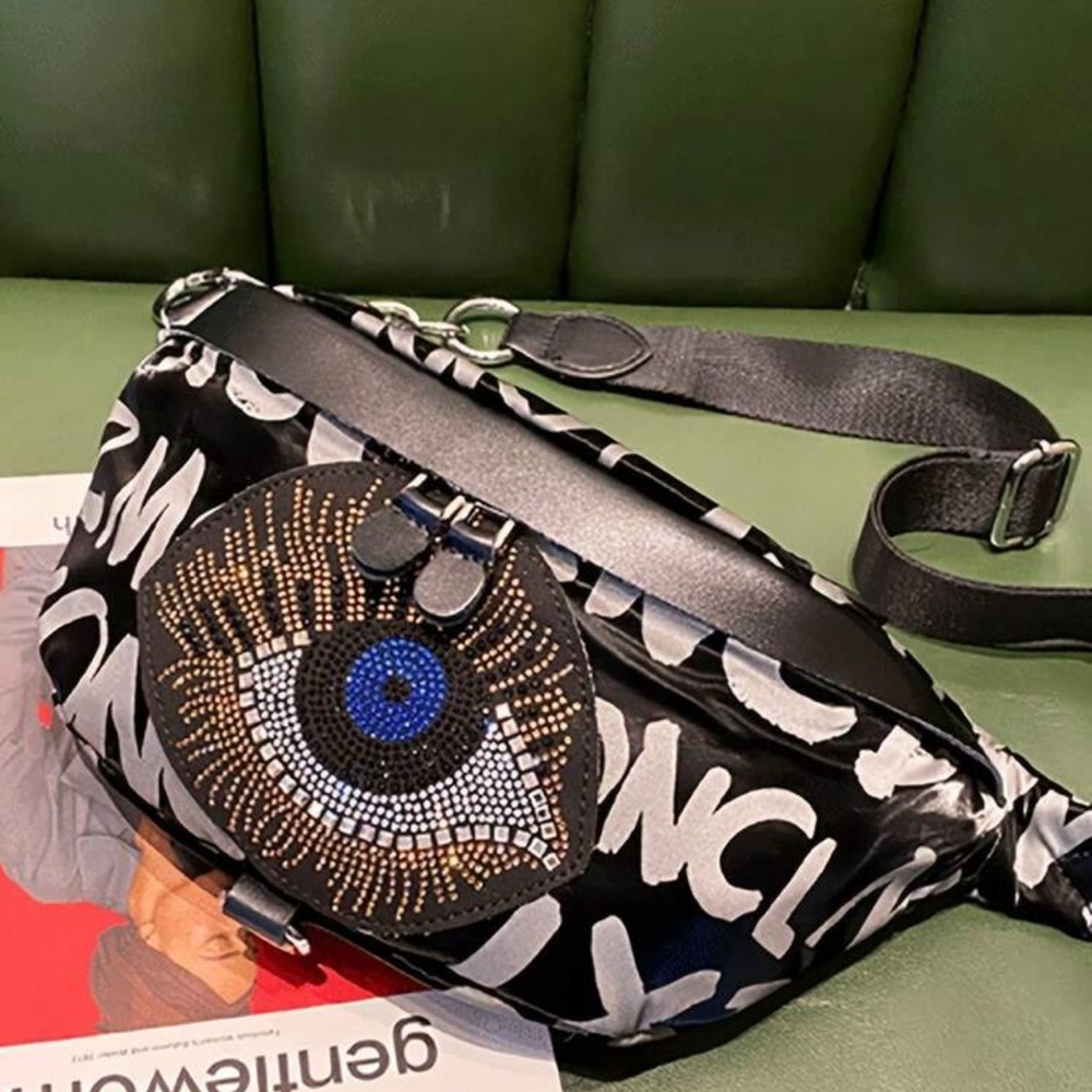 Stylish Black and White Women's Bag